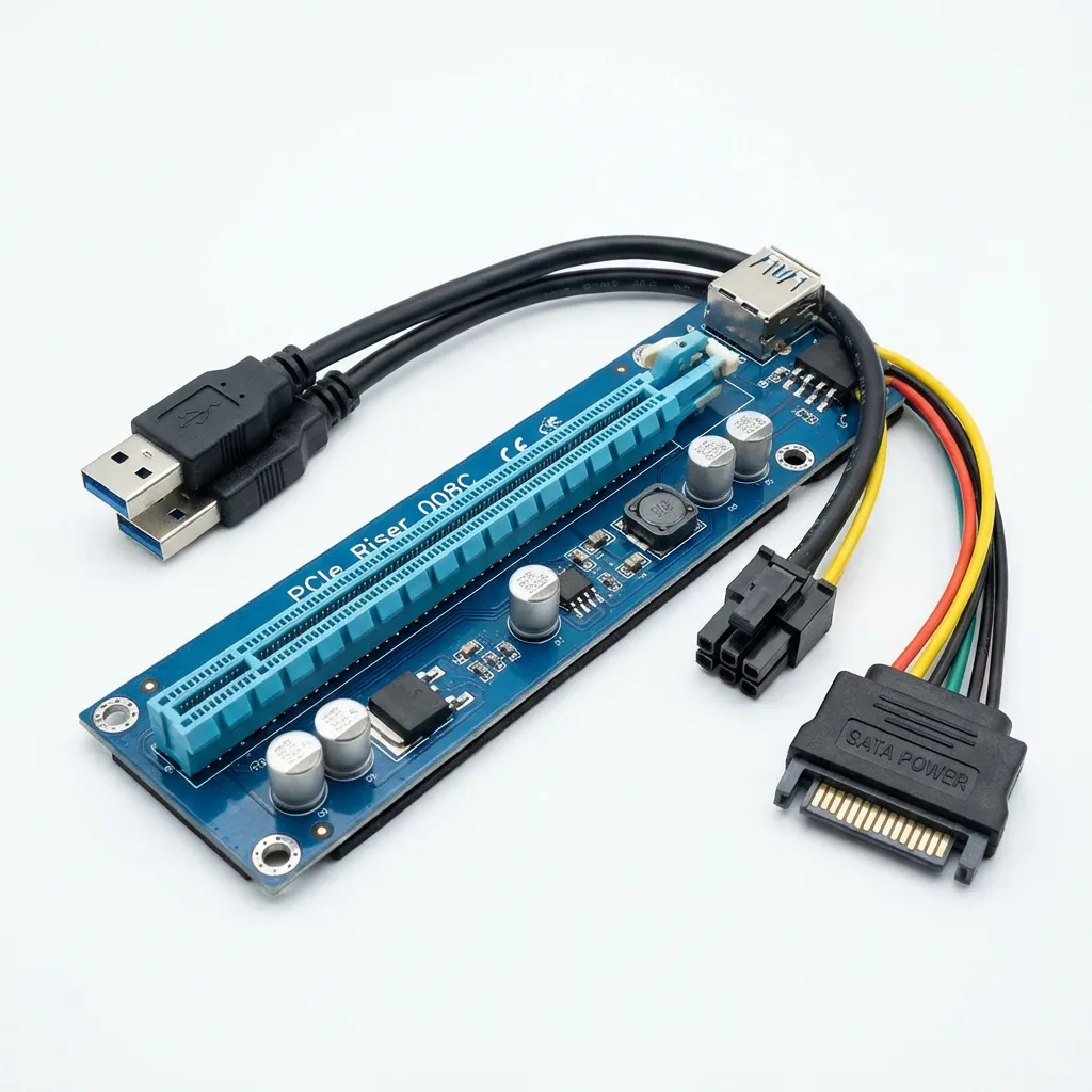PCIe x16 Riser Cable / Adapter – GPU Extension
