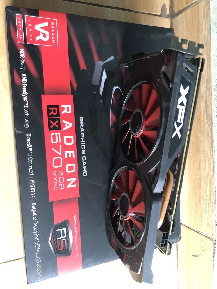 XFX Radeon RX 570 8GB GDDR5 Graphics Card price in Uganda - GenuineTech Hardware